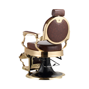 Bandido Barber Chair Brown Gold