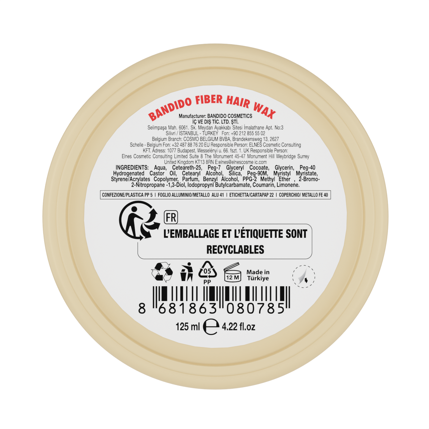 FIBER WAX 125ML