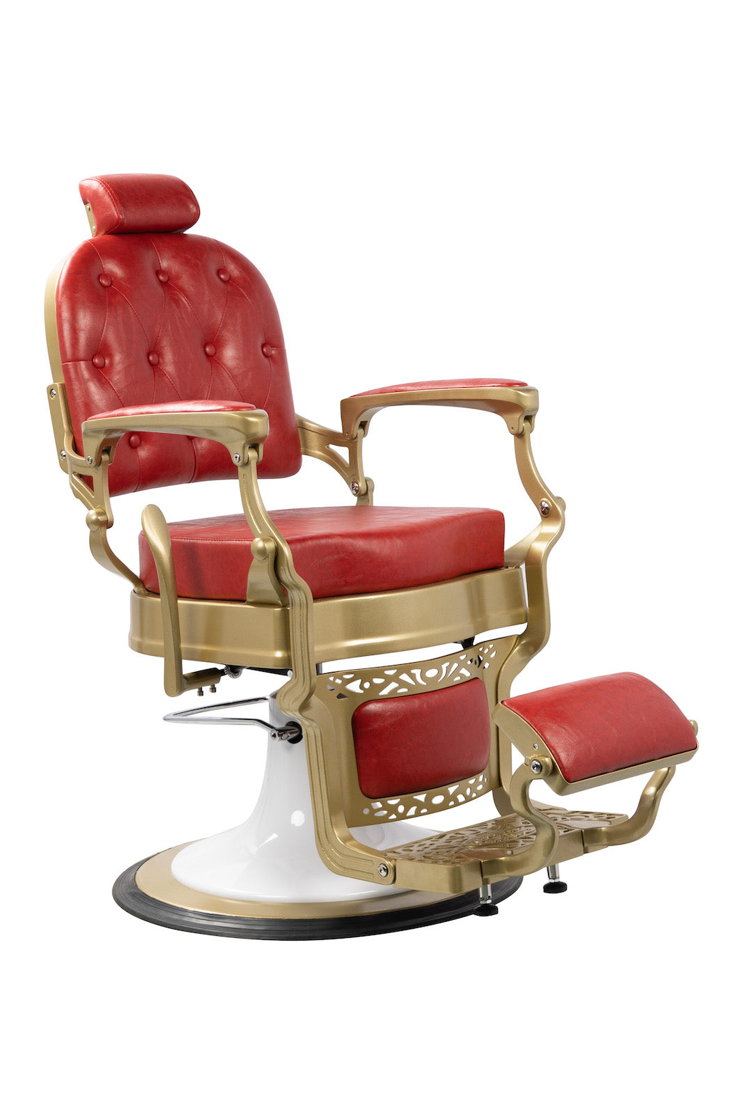 Bandido Barber Chair Color Red Gold Matt