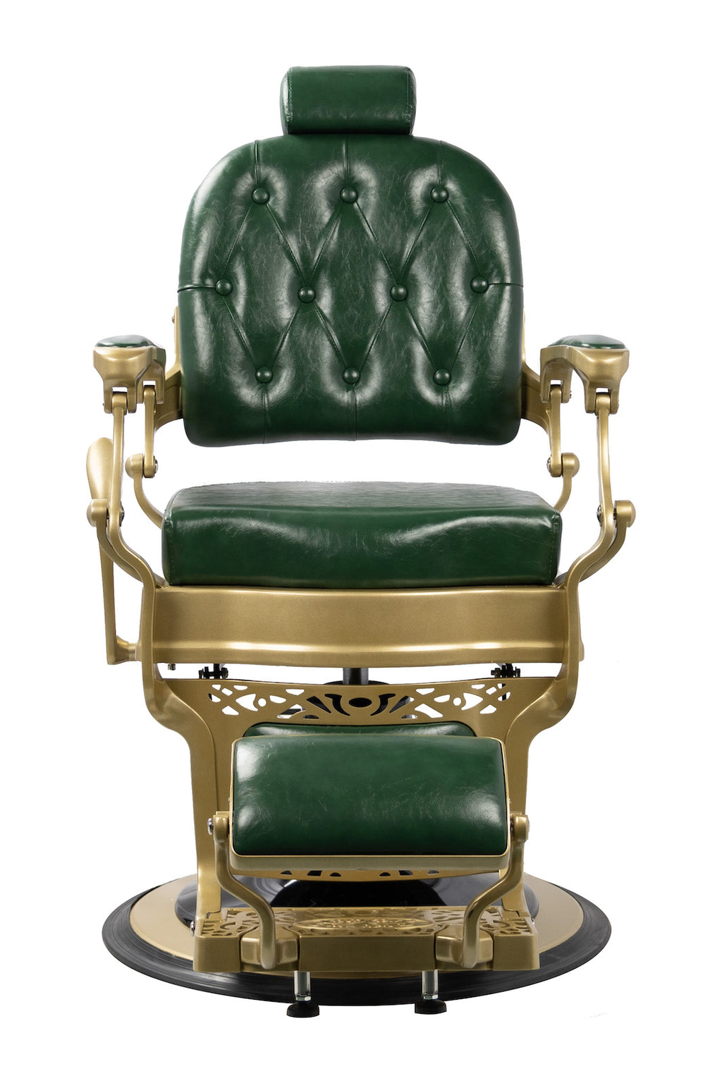 Bandido Barber Chair Color Green Gold Matt