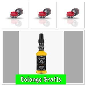 Bandido Haar Wax Nr6. 3 Stuks 150ml.  +1X Cologne 150ml Gratis
