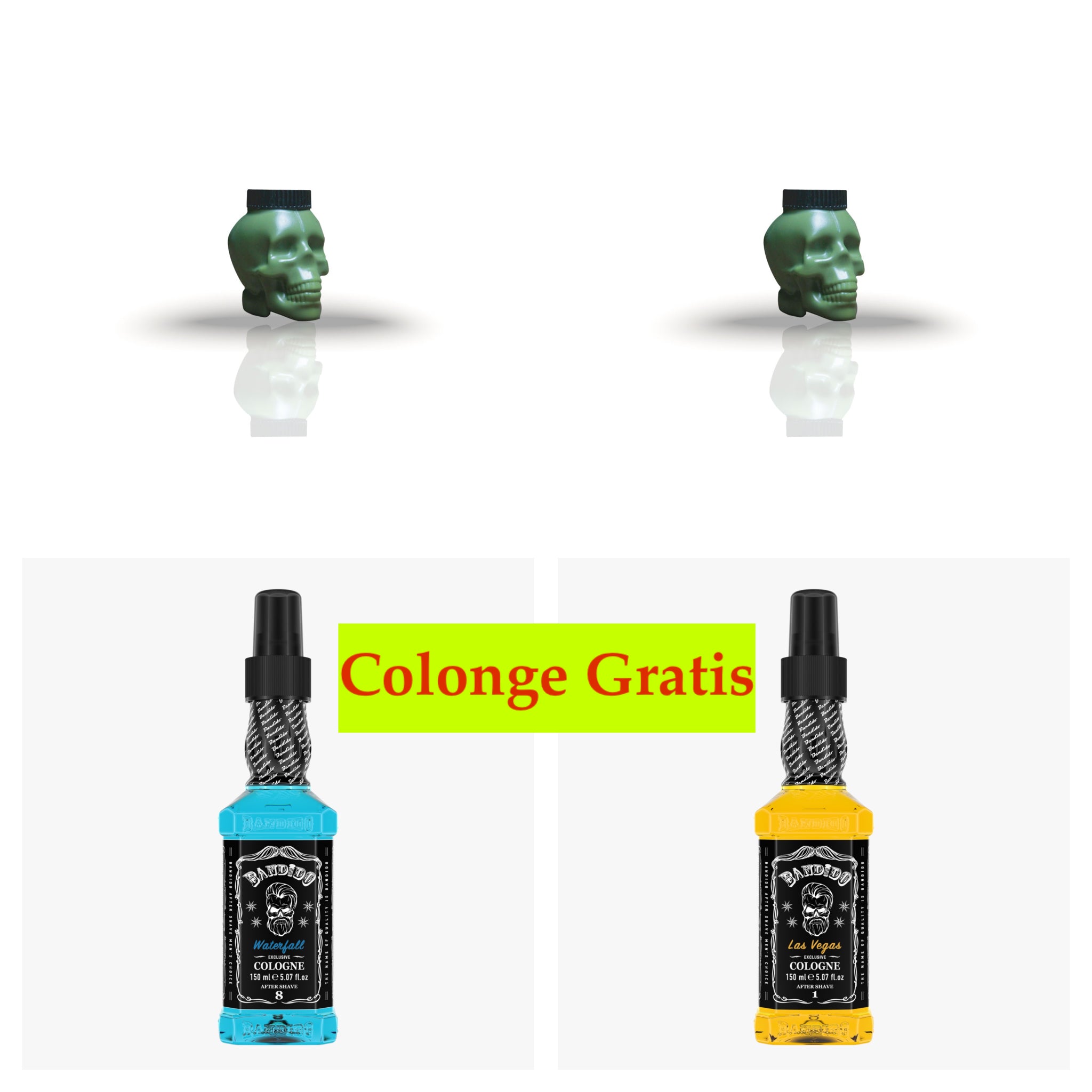 Bandido powder glans effekt 2 Stuks 20Gr  +2X Cologne 150ml Gratis