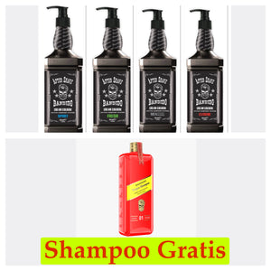 Bandido After Shave Cream Cologne 350ml 4 Stuks +1 Argan Shampoo 350ml Gratis